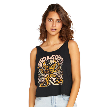 VOLCOM TO THE BANK TANK BLACK XS