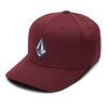 VOLCOM FULL STONE FLEXFIT HAT BORDEAUX BROWN L/XL