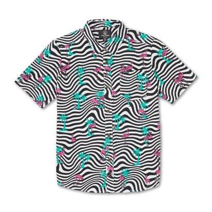 VOLCOM FLAMINGBROS KID T -SHIRT WHITE L