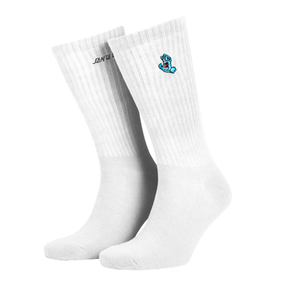 SANTA CRUZ SCREAMING MINI HAND SOCKS WHITE UNI