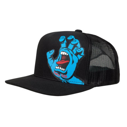 SANTA CRUZ YOUTH SCREAMING HAND CAP BLACK UNI