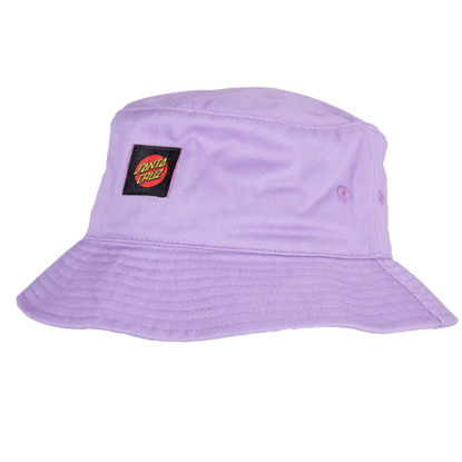 SANTA CRUZ CLASSIC LABEL BUCKET HAT SOFT PURPLE UNI