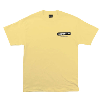 INDEPENDENT GFL TRUCK CO. T-SHIRT VINTAGE YELLOW L