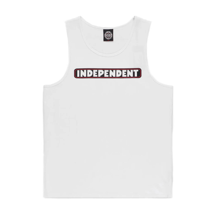 INDEPENDENT BAR LOGO VEST WHITE M