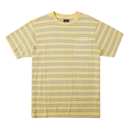 RVCA PTC STRIPE T-SHIRT BAMBOO L