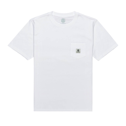 ELEMENT BASIC POCKET LABEL T-SHIRT OPTIC WHITE L