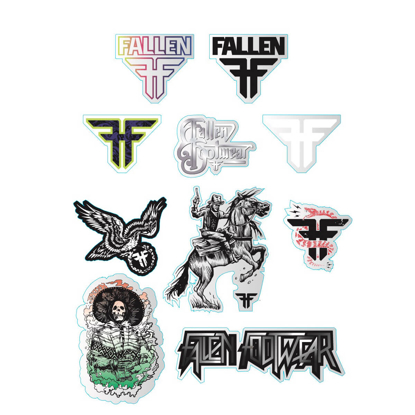 FALLEN ASSORTED FALLEN FOOTWEAR STICKER (Pack 1) ASSORTED UNI