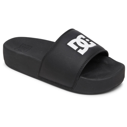 DC DC SLIDE PLATFORM BLACK/BLACK/WHITE 40,5