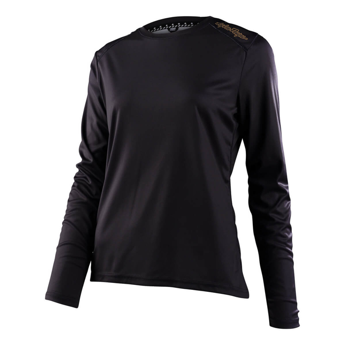 TROY LEE DESIGNS WOMENS LILIUM LS JERSEY BLACK M
