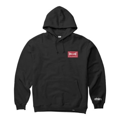 ETNIES INDEPENDENT LABEL PULLOVER HOODIE BLACK L