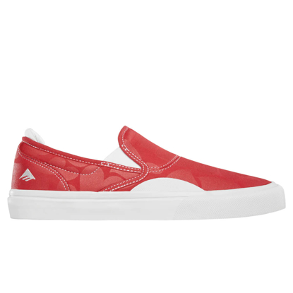 EMERICA WINO G6 SLIP-ON RED/WHITE 43