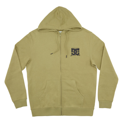 DC ALL TRADES ZIP HOODIE SAGE L