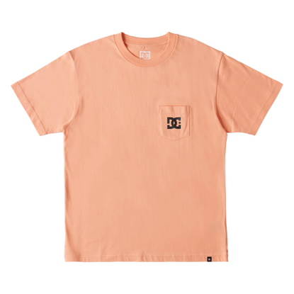 DC DC STAR POCKET HSS T-SHIRT PAPAYA PUNCH L