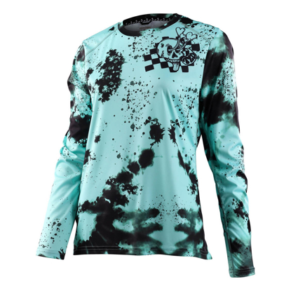TROY LEE DESIGNS WOMENS LILIUM LS JERSEY MICAYLA GATTO MIST M