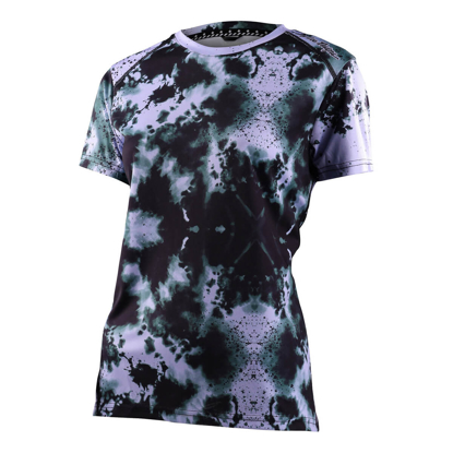 TROY LEE DESIGNS WOMENS LILIUM SS JERSEY WATERCOLOR LILAC M