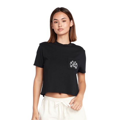 VOLCOM POCKET DIAL T-SHIRT BLACK XS