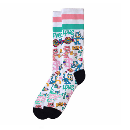 AMERICAN SOCKS COPY CAT - MID HIGH MULTI L/XL
