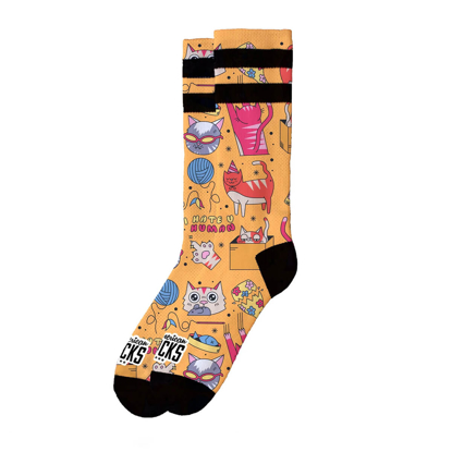 AMERICAN SOCKS KITTENS - MID HIGH MULTI L/XL
