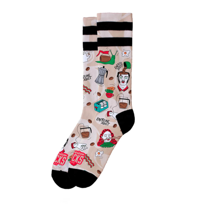 AMERICAN SOCKS COFFEE BREAK - MID HIGH MULTI S/M