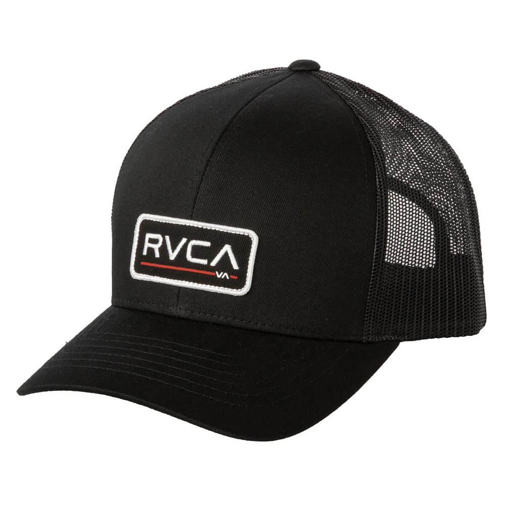 RVCA TICKET TRUCKER III CAP BLACK BLACK UNI