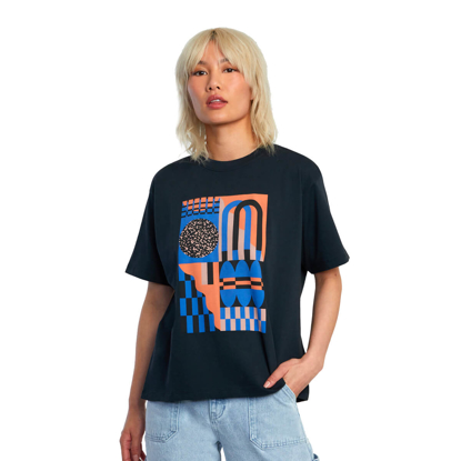 RVCA JESSE BROWN SHAPES ANDYDAY T-SHIRT RVCA BLACK M/10