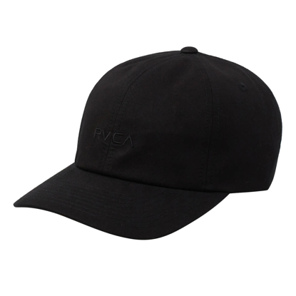 RVCA PTC SIX PANEL CAP BLACK UNI