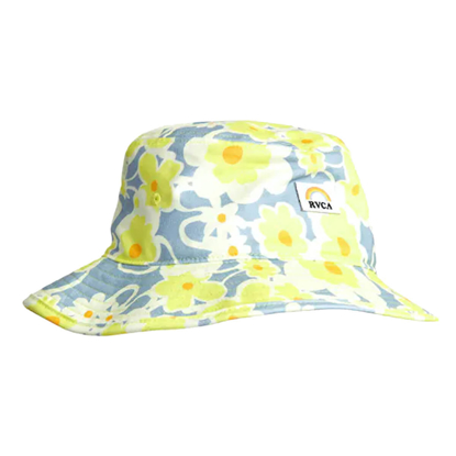 RVCA FOREVER BUCKET HAT CAP DUSTY BLUE S/M