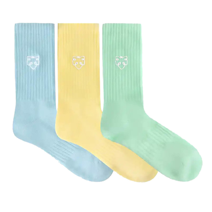 ADAM PASTEL 3-PACK SPORT SOCKS ASSORTED 41-46