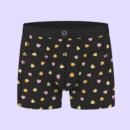 ADAM CANDY HEARTS BOXER BRIEFS ASSORTED XL