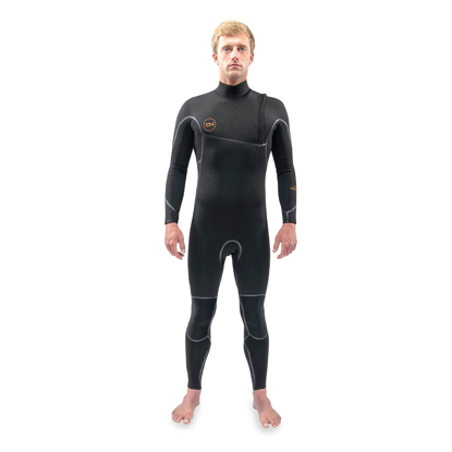 DAKINE CYCLONE ZIP FREE FULL SUIT 4/3MM BLACK S