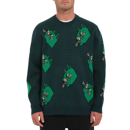 VOLCOM FA NANDO VON ARB SWEATER PONDEROSA PINE S