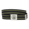 VOLCOM CIRCLE WEB BELT EXPEDITION GREEN UNI