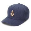 VOLCOM FULL STONE HTHR FLEXFIT HAT NAVY HEATHER L/XL