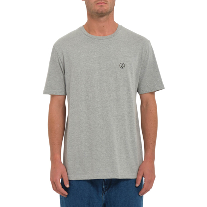 VOLCOM CIRCLE BLANKS HTH T-SHIRT HEATHER GREY XL