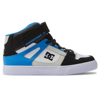 DC PURE HIGH-TOP EV BLACK/BLUE/BLACK 32