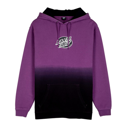 SANTA CRUZ MONO LINED OVAL DOT FRONT HOOD GRAPE DIP DYE M
