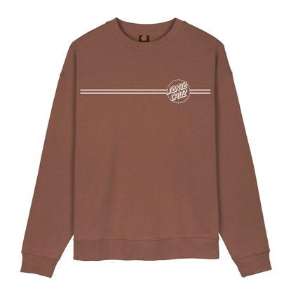 SANTA CRUZ OPUS DOT STRIPE AG CREW WHOLEGRAIN M