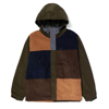 HUF CONTRAST CORD MOUNTAIN JACKET AVOCADO M