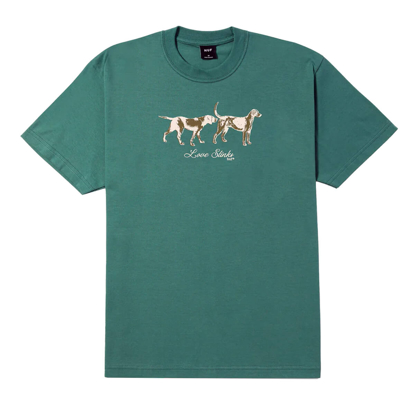 HUF LOVE STINKS T-SHIRT PINE S