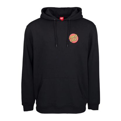 SANTA CRUZ CLASSIC DOT CHEST HOOD BLACK M