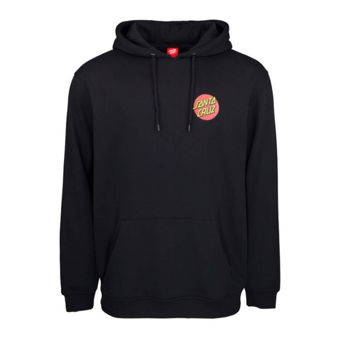 SANTA CRUZ CLASSIC DOT CHEST HOOD BLACK M