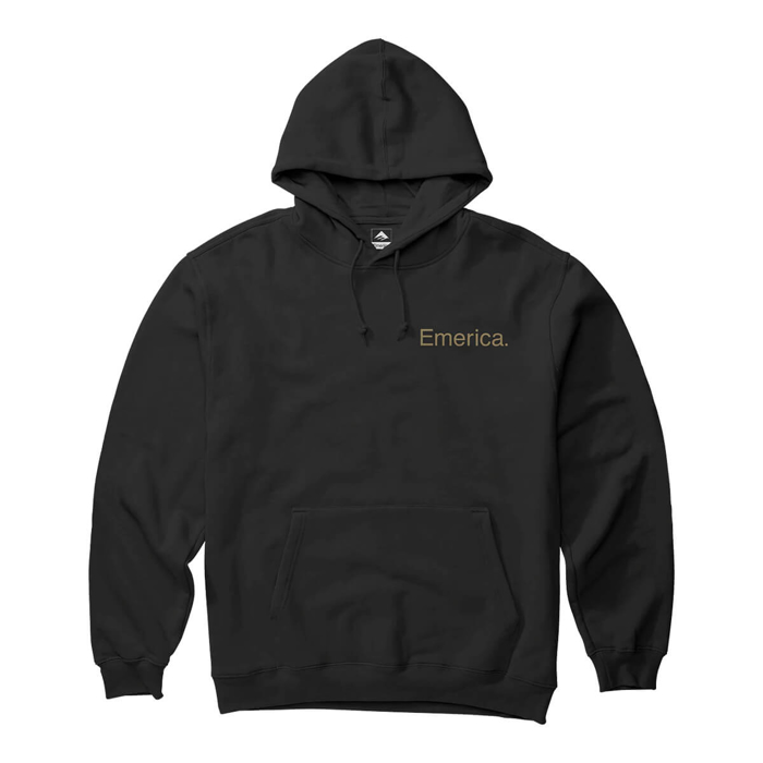 EMERICA THIS IS SKATEBOARDING HOODIE BLACK M