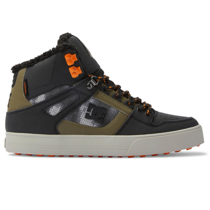 DC PURE HIGH-TOP WC WNT BLACK/GREEN PRINT 43