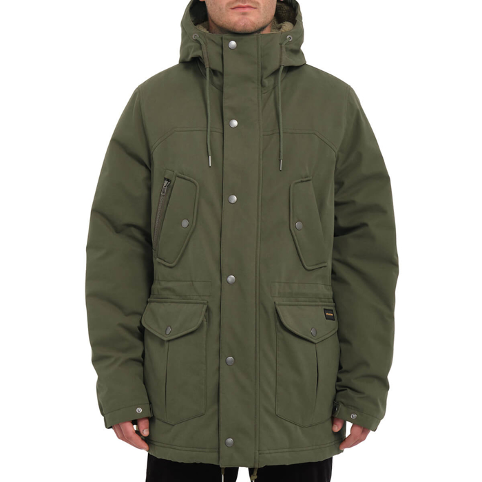 VOLCOM STARGET 5K PARKA MILITARY L