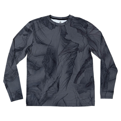JONES RECYCLED TECH L/S MTN CAMO PRINT M