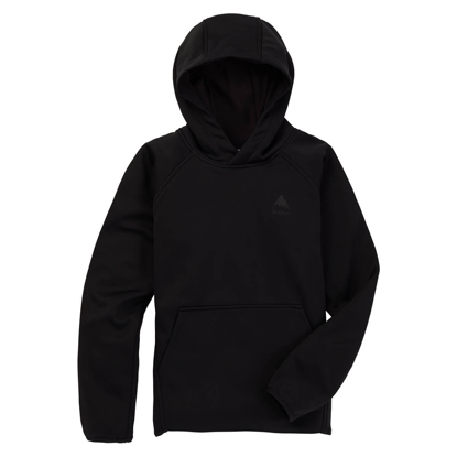 BURTON CROWN WEATHERPROOF PULLOVER FLEECE KID TRUE BLACK M