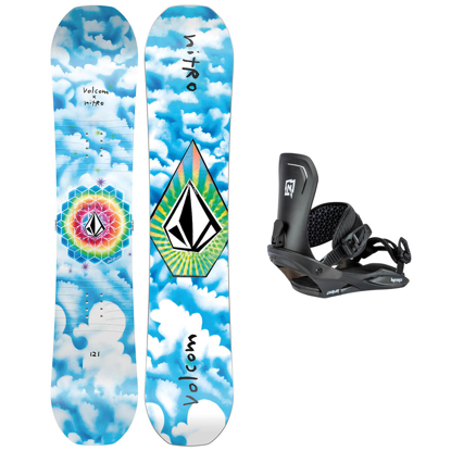 NITRO SET RIPPER YOUTH X VOLCOM 132 & CHARGER M ASSORTED 132