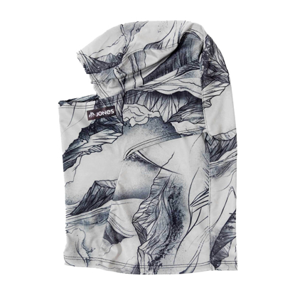 JONES RECYCLED BALACLAVA GLACIER PRINT GLACIER PRINT UNI