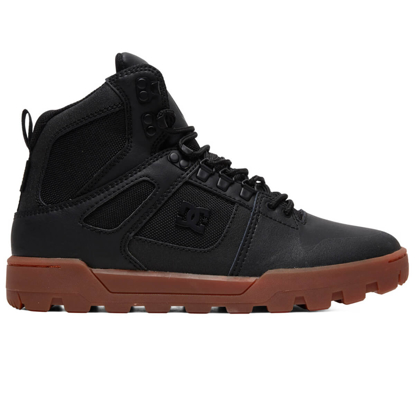 DC PURE HIGH-TOP WR BOOT BLACK/GUM 43