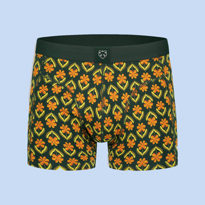 ADAM 70S FLOWERS BOXER BRIEFS ASSORTED M